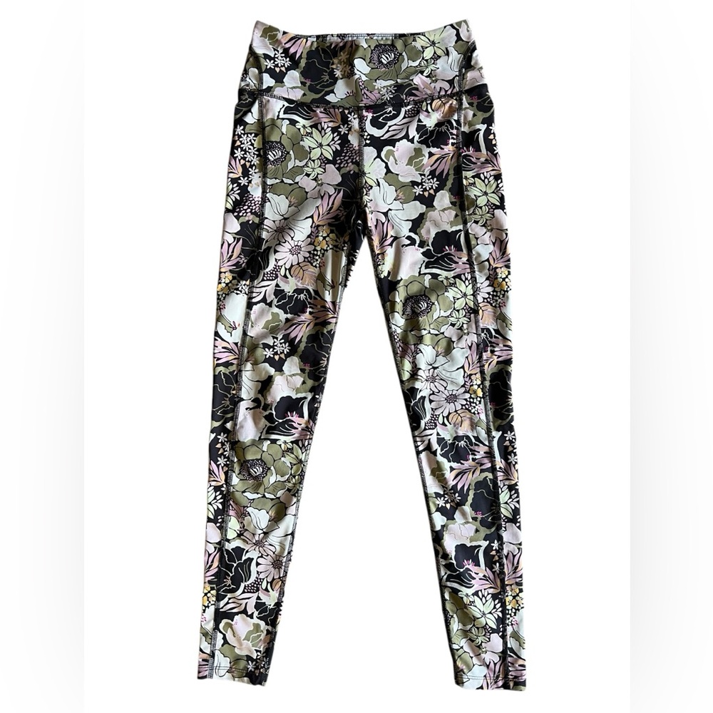 FP Movement‎ x Free People High Rise Floral XS Leggings Boho Yoga Athleisure